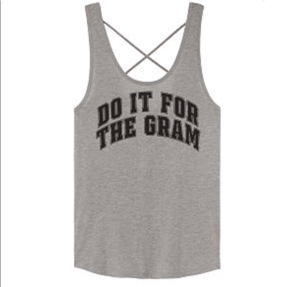 New VSPink Medium Do It For The Gram Tank